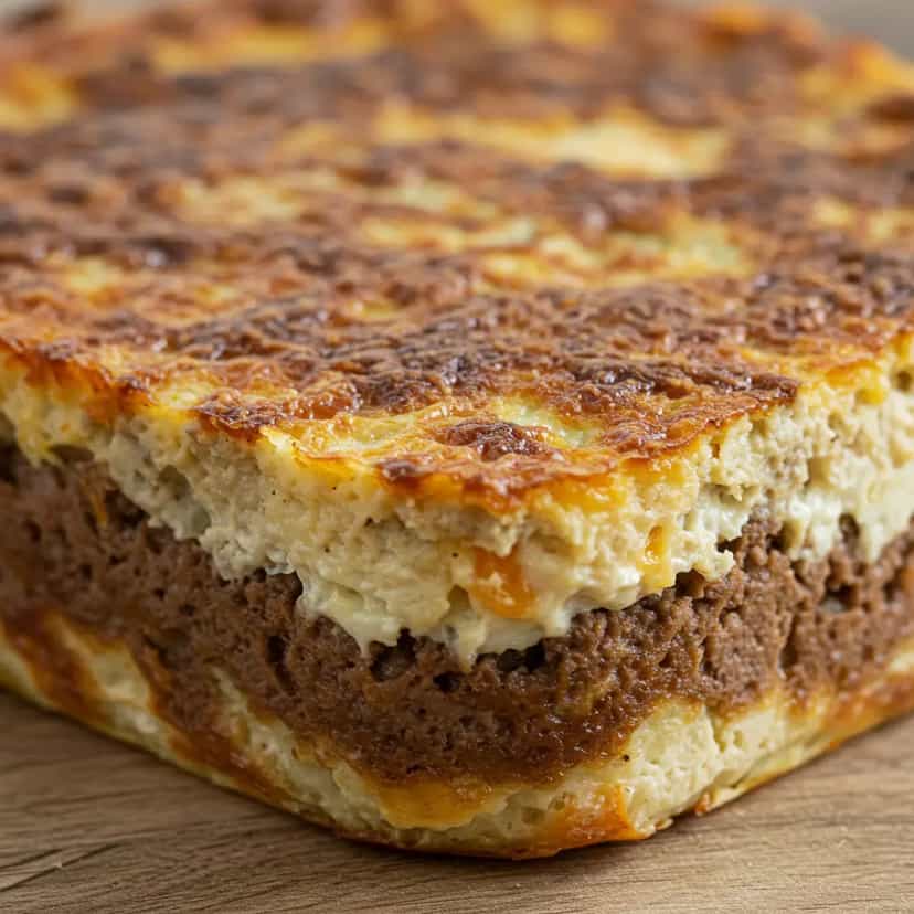 Foto deliciosa de Carne Moída ao Creme de Cebola pronta para servir - Carnes & Frango