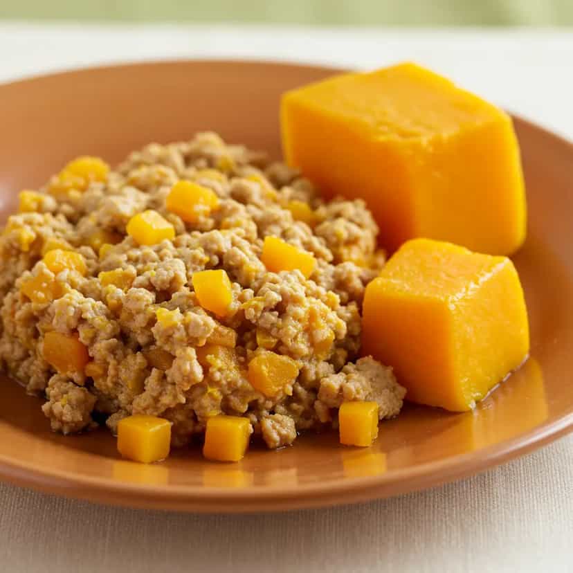 Foto deliciosa de Carne Moída com Abóbora pronta para servir - Carnes & Frango