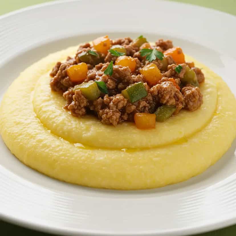 Foto deliciosa de Carne Moída com Abobrinha pronta para servir - Outras Receitas