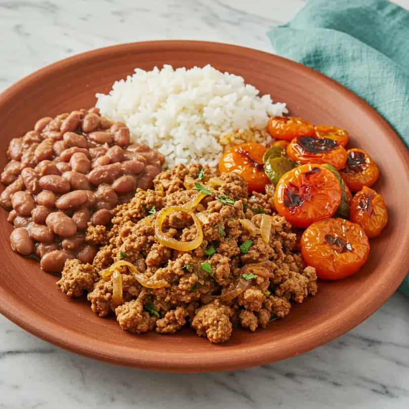 Foto deliciosa de Carne Moída com Cebola e Pimenta Síria pronta para servir - Outras Receitas