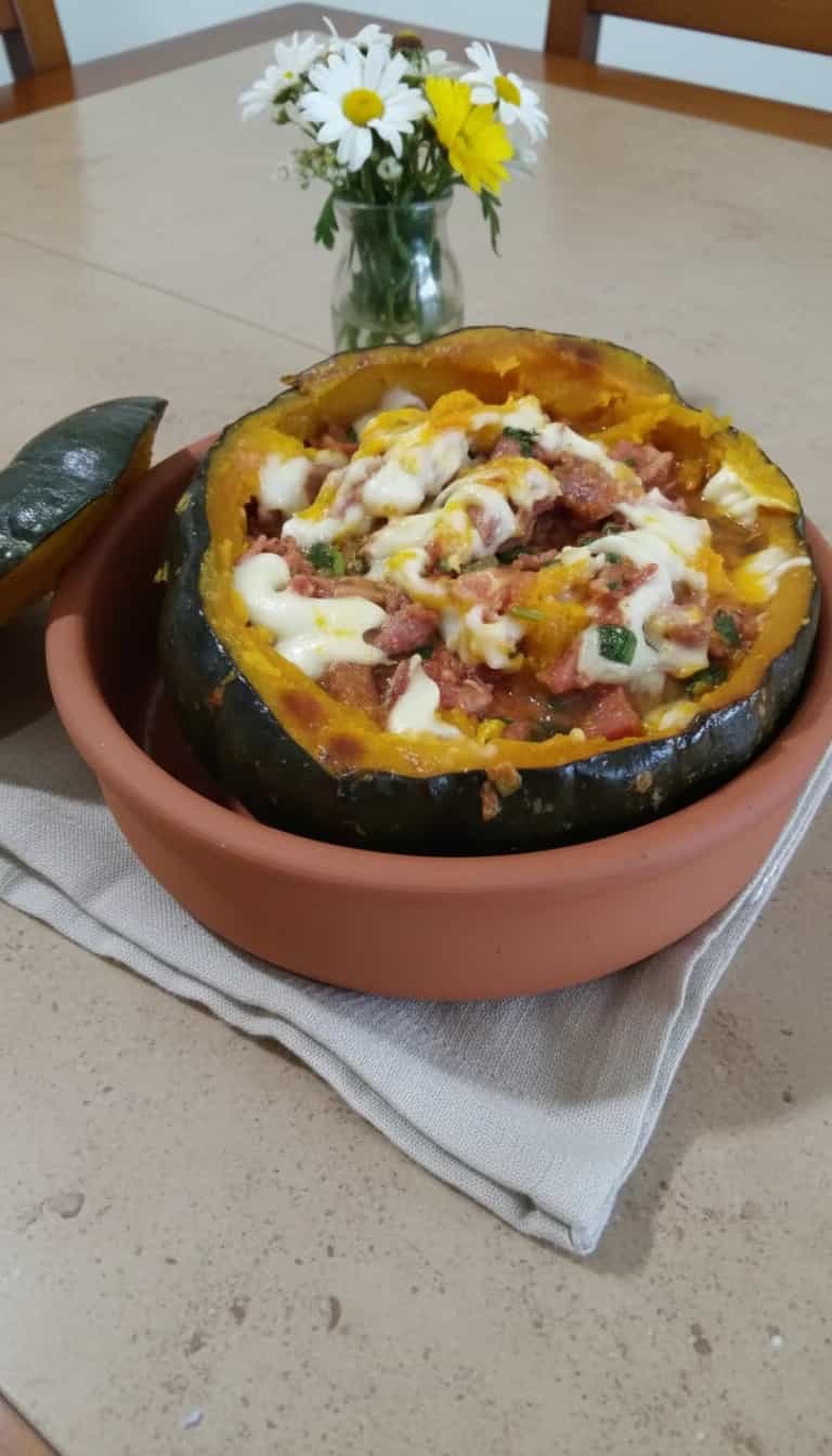 Foto deliciosa de Carne Seca na Abóbora pronta para servir - Carnes & Frango