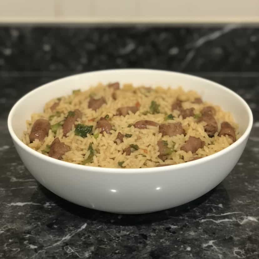 Foto deliciosa de Carreteiro de Coração de Frango pronta para servir - Carnes & Frango