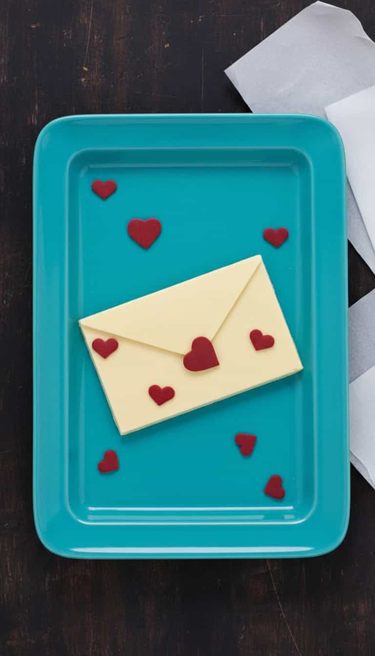 Foto deliciosa de Cartas de Chocolate Branco pronta para servir - Outras Receitas