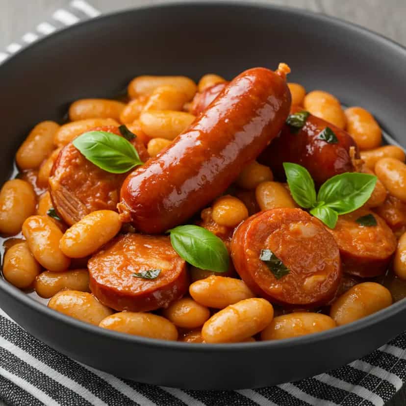 Foto deliciosa de Cassoulet à Elena pronta para servir - Carnes & Frango