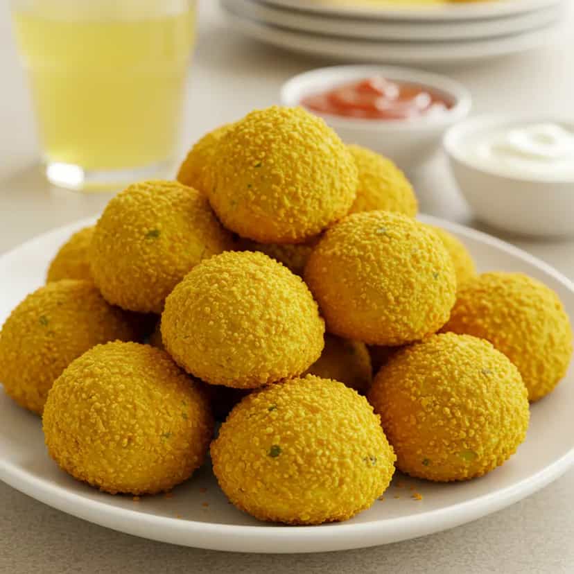Foto deliciosa de Casulo de Queijo Minas pronta para servir - Salgadinhos