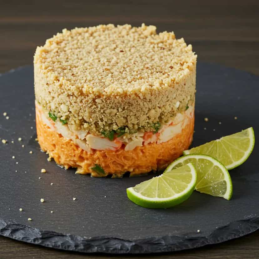 Foto deliciosa de Catado de Siri na Manteiga pronta para servir - Peixes & Frutos do Mar