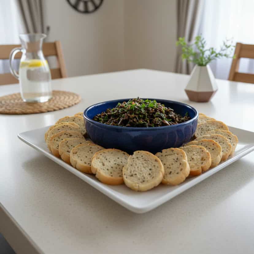 Foto deliciosa de Caviar de Chouriço pronta para servir - Pastas & Patês