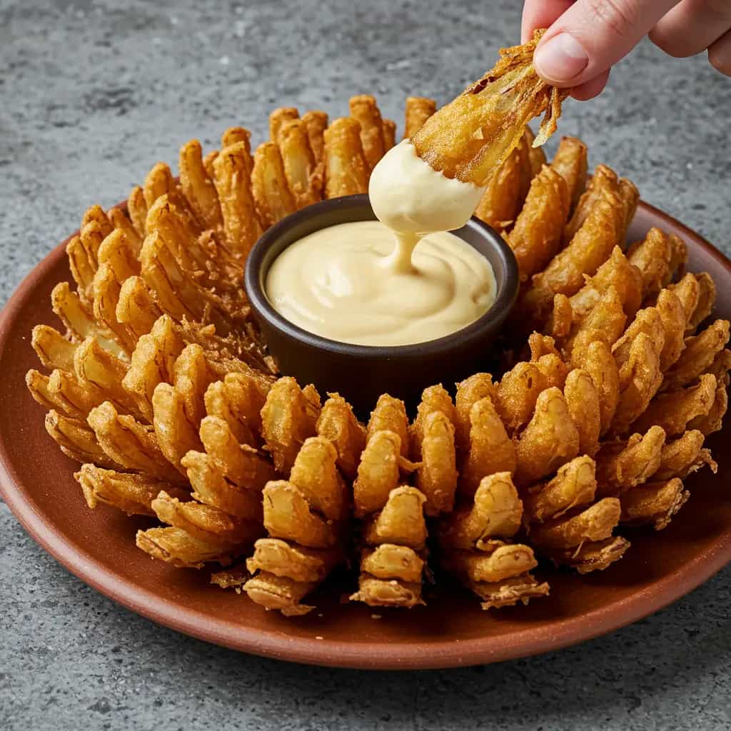 Cebola Crocante em Flor