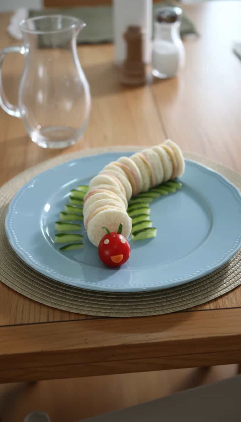Foto deliciosa de Centopéia de Presunto e Queijo pronta para servir - Salgadinhos