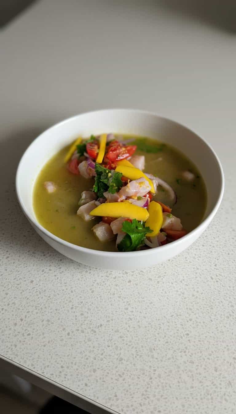 Foto deliciosa de Ceviche de Peixe Namorado pronta para servir - Peixes & Frutos do Mar