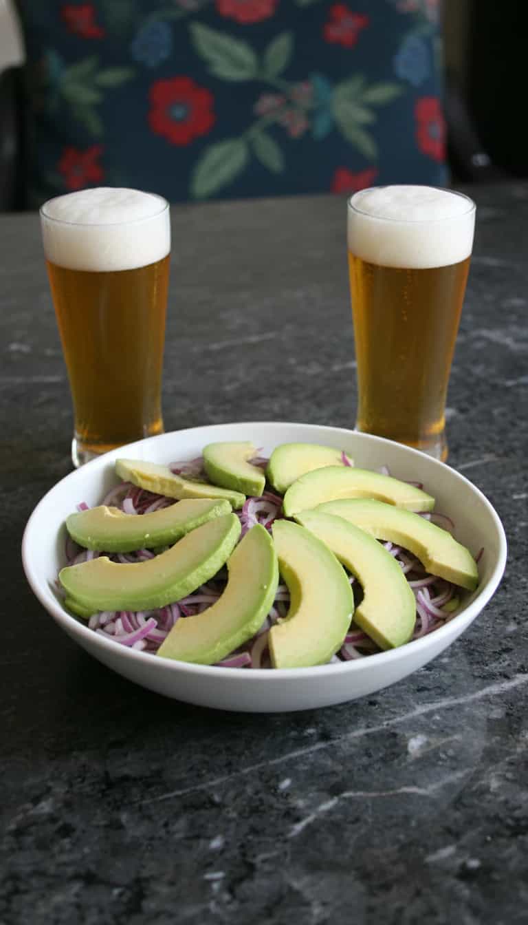 Foto deliciosa de Ceviche de Tilápia e Camarão pronta para servir - Outras Receitas