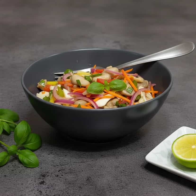 Foto deliciosa de Ceviche Vegano de Shimeji pronta para servir - Almoço & Jantar