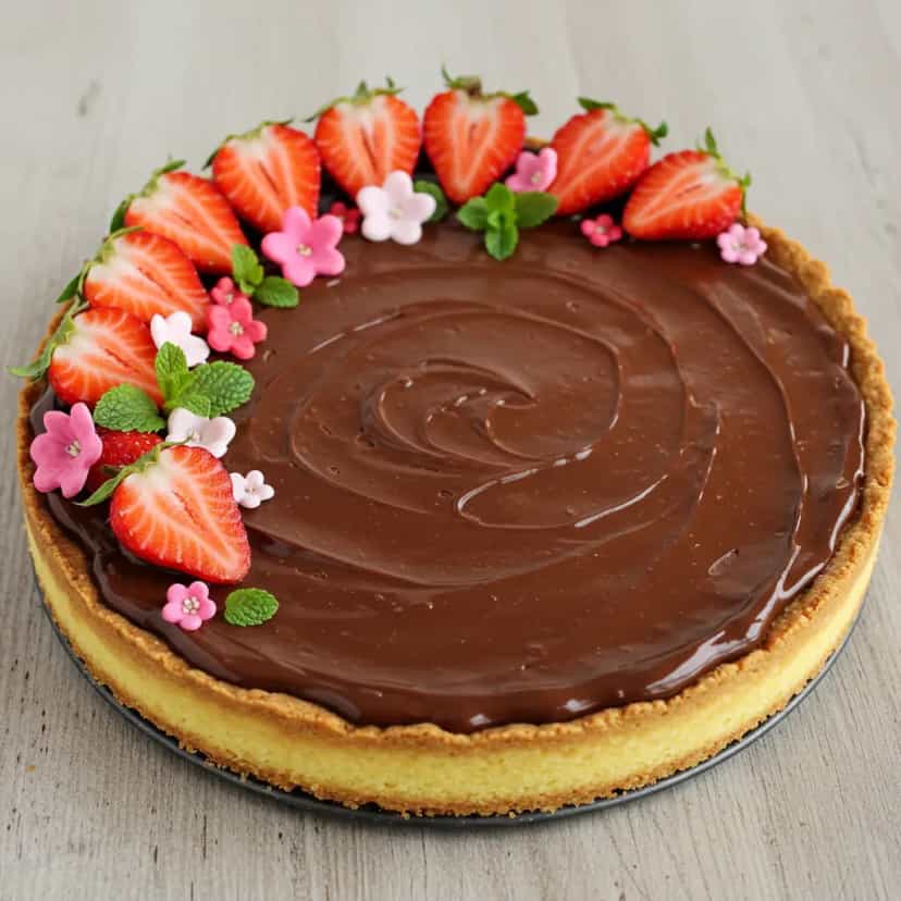 Foto deliciosa de Cheesecake Clássico pronta para servir - Tortas & Tortinhas