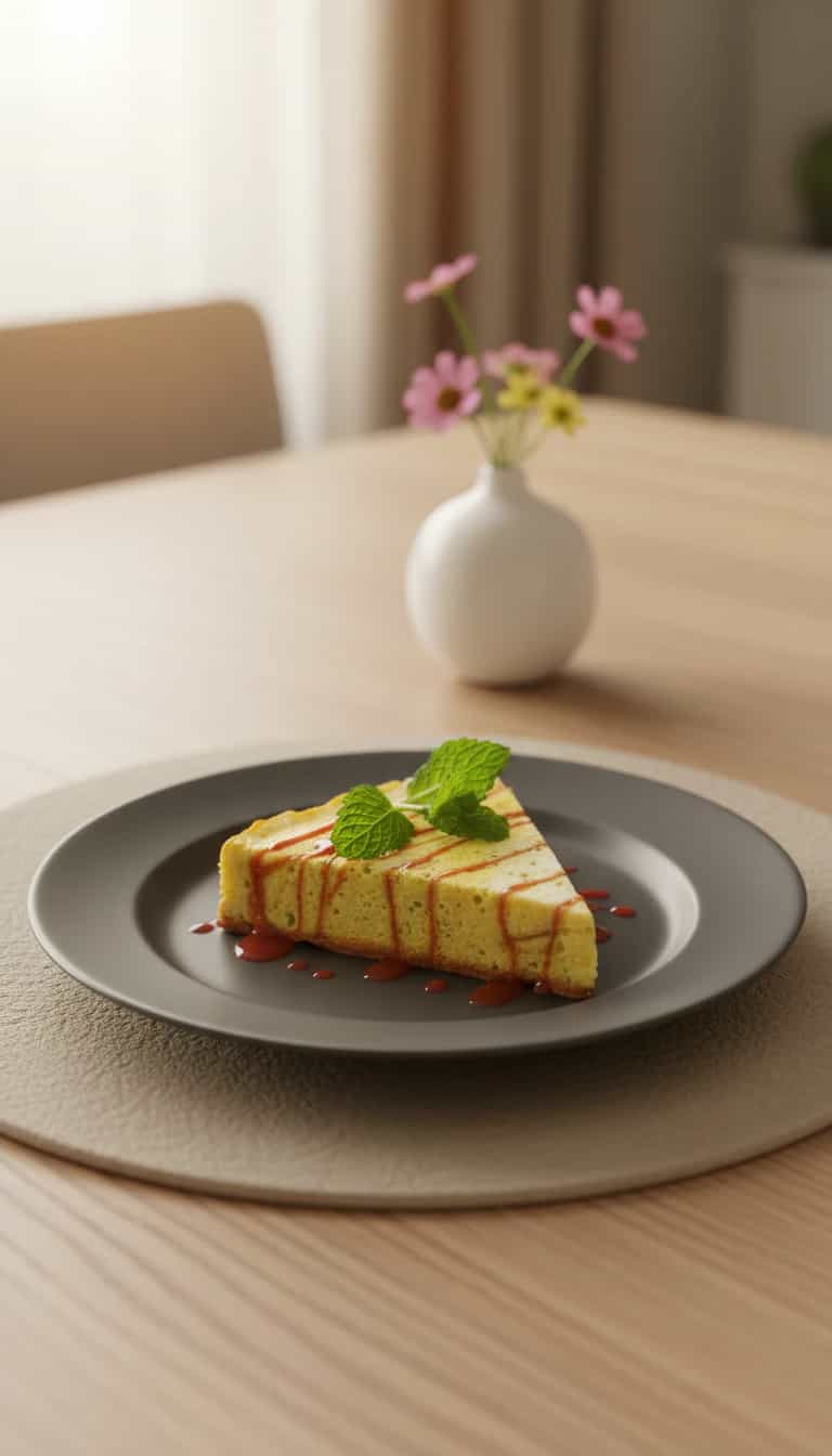 Foto deliciosa de Cheesecake Cremoso de Hortelã pronta para servir - Tortas & Tortinhas