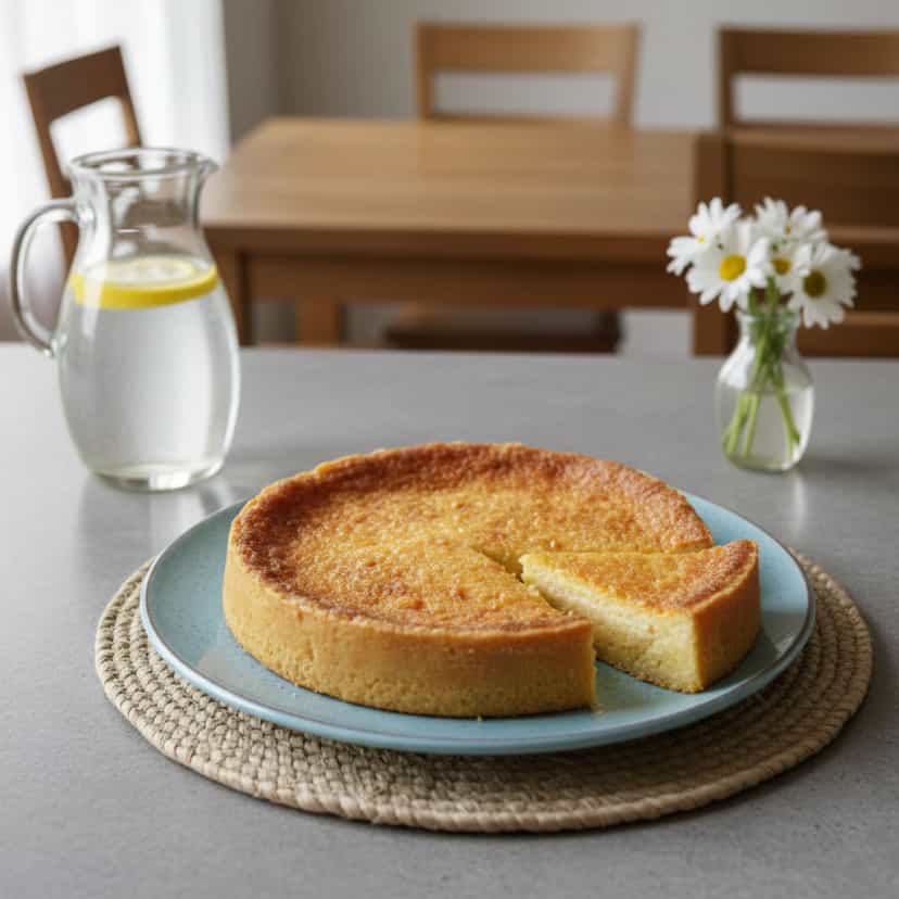 Foto deliciosa de Cheesecake de Abóbora com Calda pronta para servir - Tortas & Tortinhas
