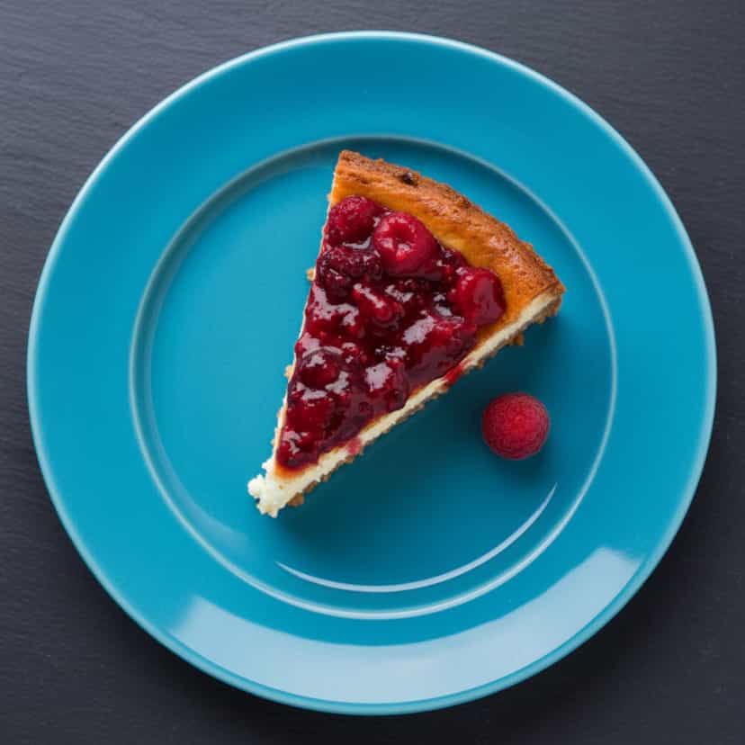 Foto deliciosa de Cheesecake de Chocolate Simples pronta para servir - Tortas & Tortinhas