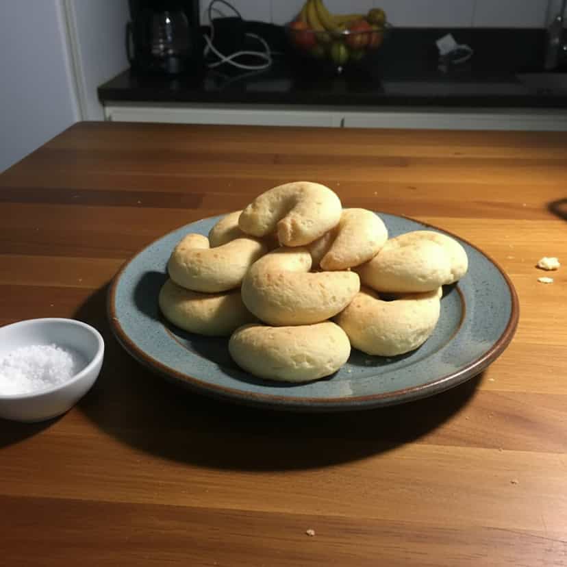 Foto deliciosa de Chipa Caseira pronta para servir - Snacks Assados