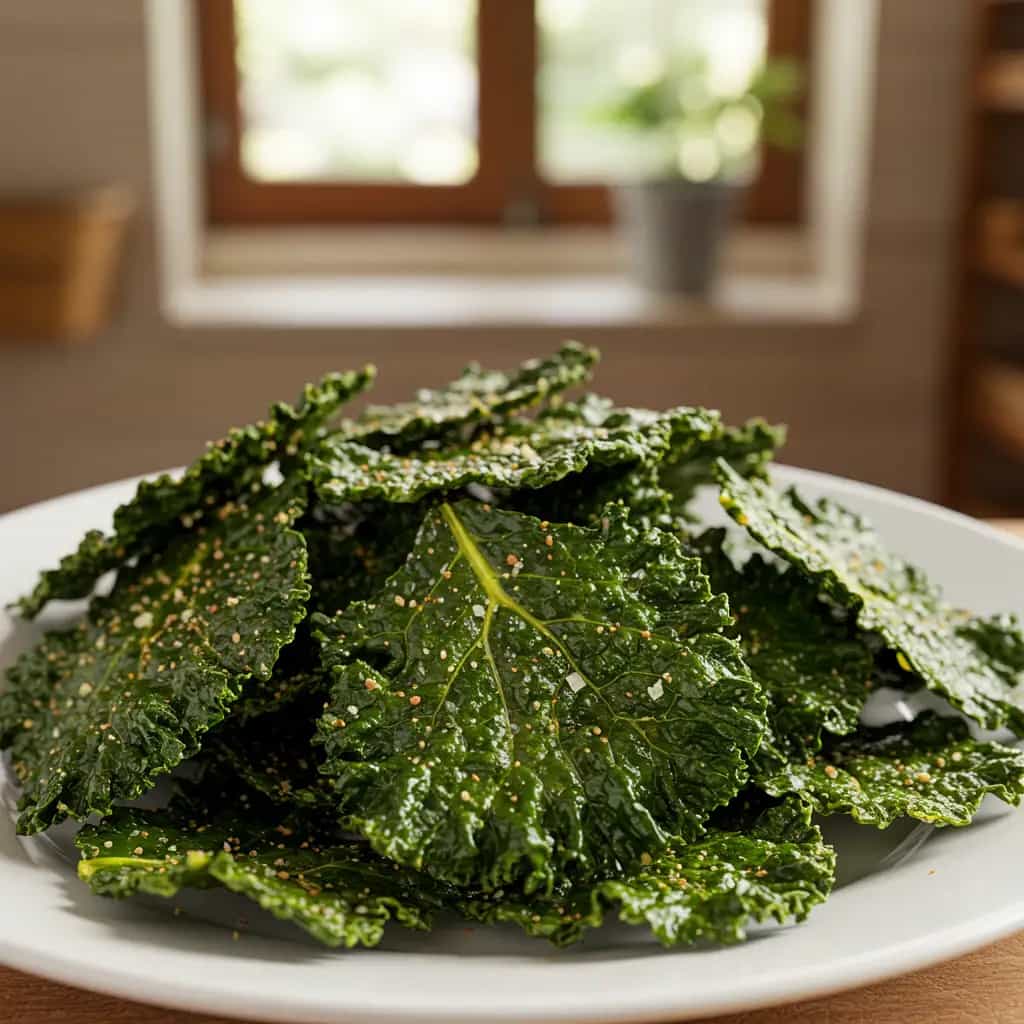 Chips de Couve Temperados