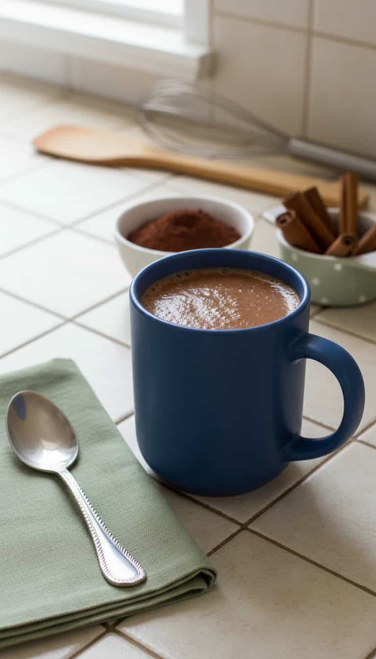 Foto deliciosa de Chocolate Quente Cremoso pronta para servir - Bebidas Quentes