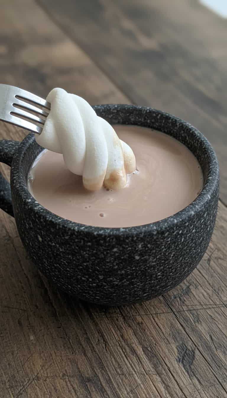 Foto deliciosa de Chocolate Quente Cremoso pronta para servir - Bebidas Quentes