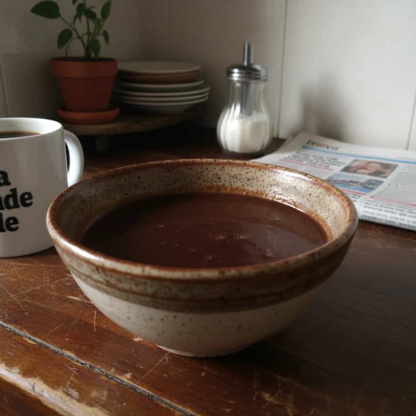 Foto deliciosa de Chocolate Quente Cremoso pronta para servir - Bebidas Quentes