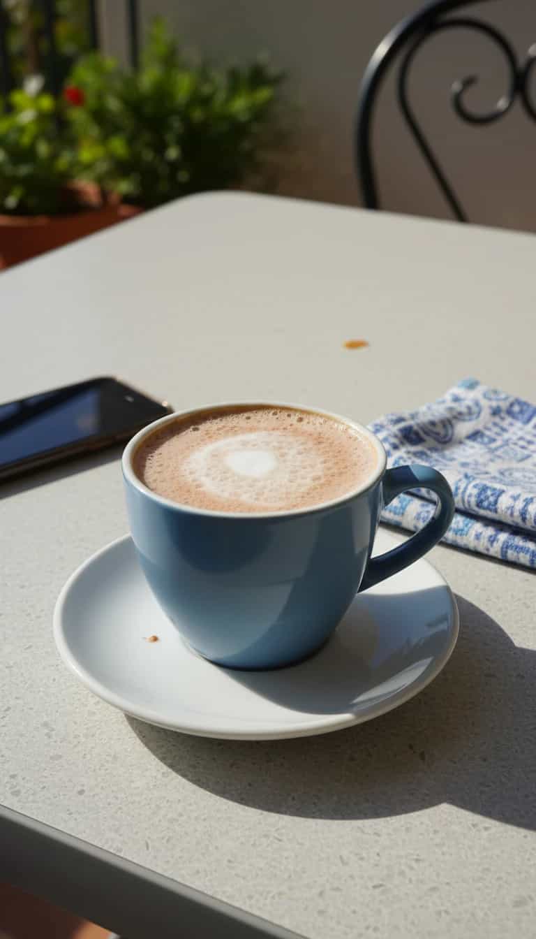 Foto deliciosa de Chocolate Quente Cremoso com Conhaque pronta para servir - Bebidas Quentes