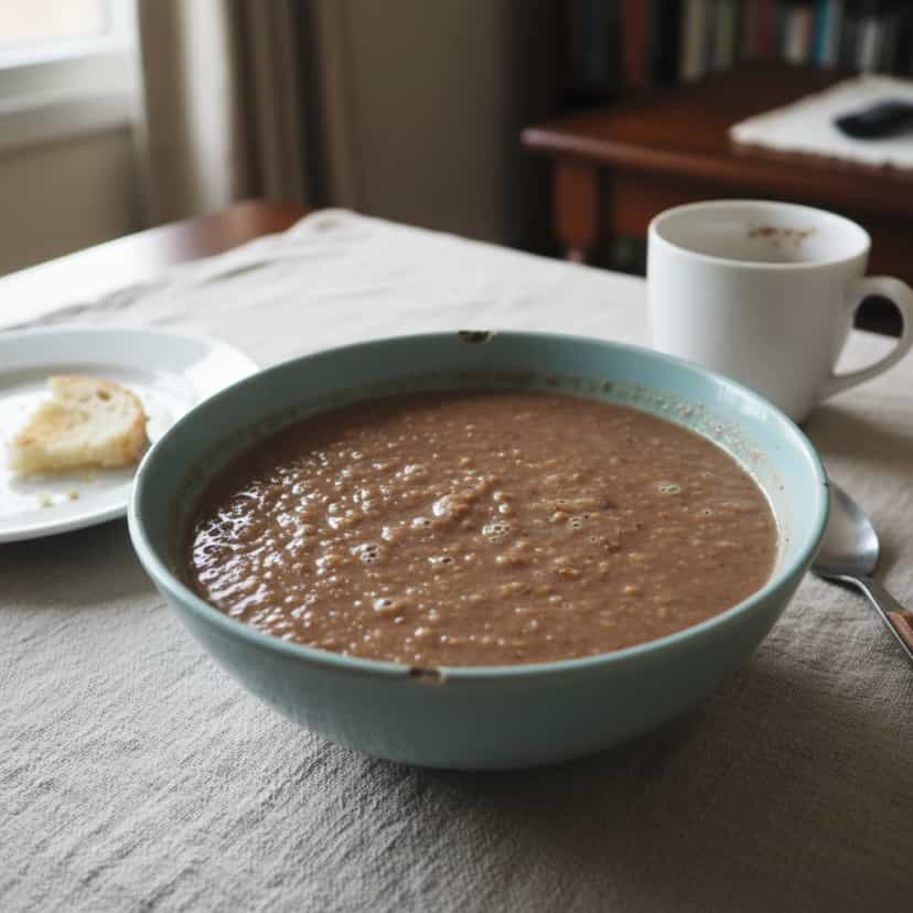 Foto deliciosa de Chocolate Quente Meio Amargo Cremoso pronta para servir - Bebidas Quentes