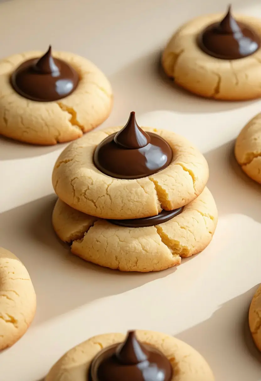 Foto deliciosa de Biscoitos de Chocolate com Dedada pronta para servir - Chips & Biscoitos