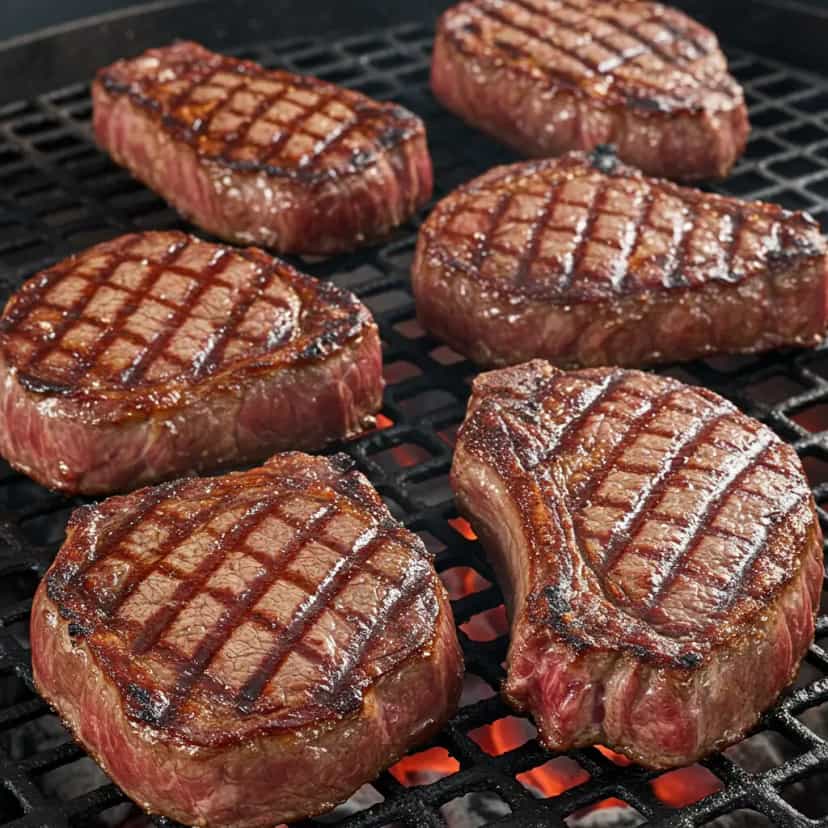 Foto deliciosa de Churrasco de Alcatra pronta para servir - Carnes & Frango
