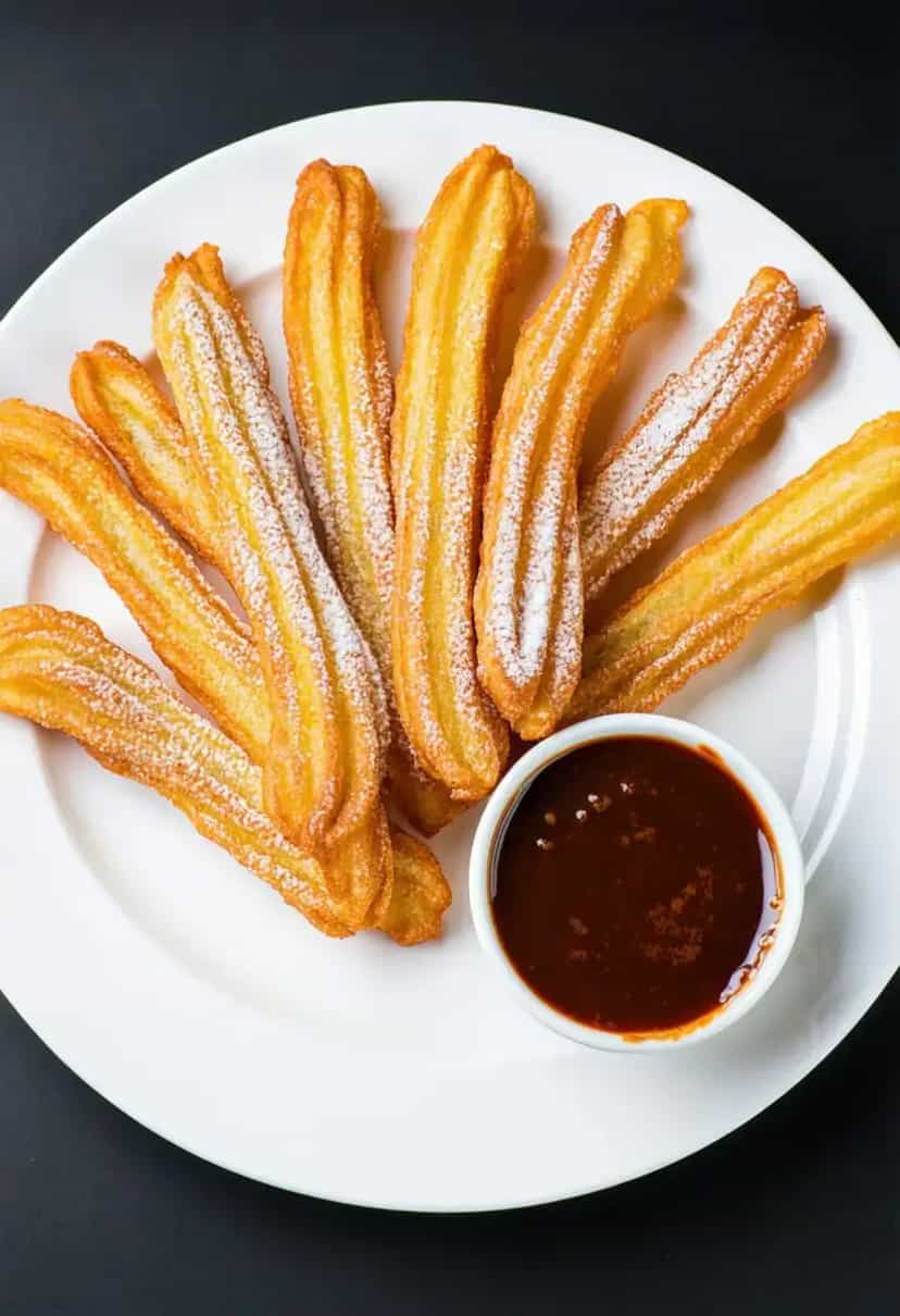 Foto deliciosa de Churros Veganos Sem Ovo pronta para servir - Outras Receitas