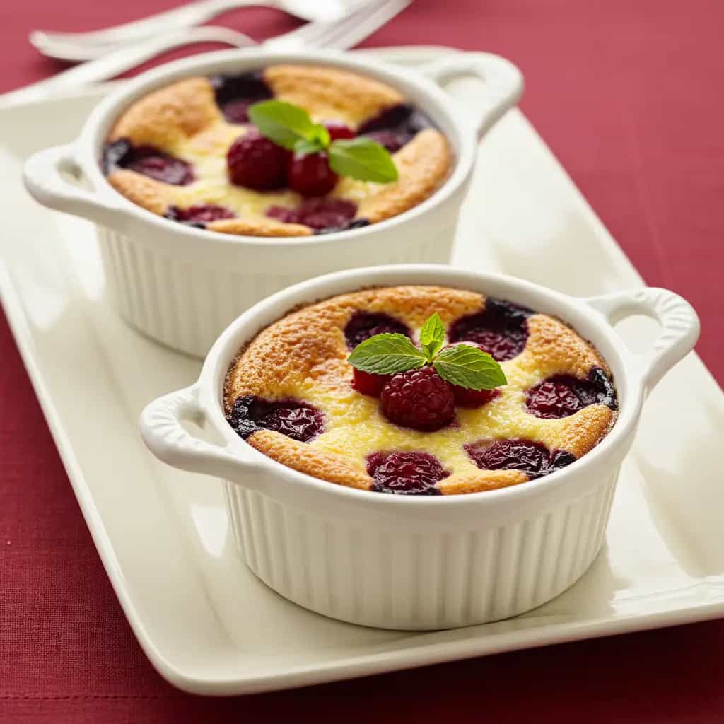 Clafoutis de Cerejas Brasileiro