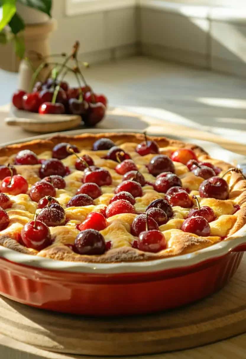 Clafoutis Clássico de Cereja