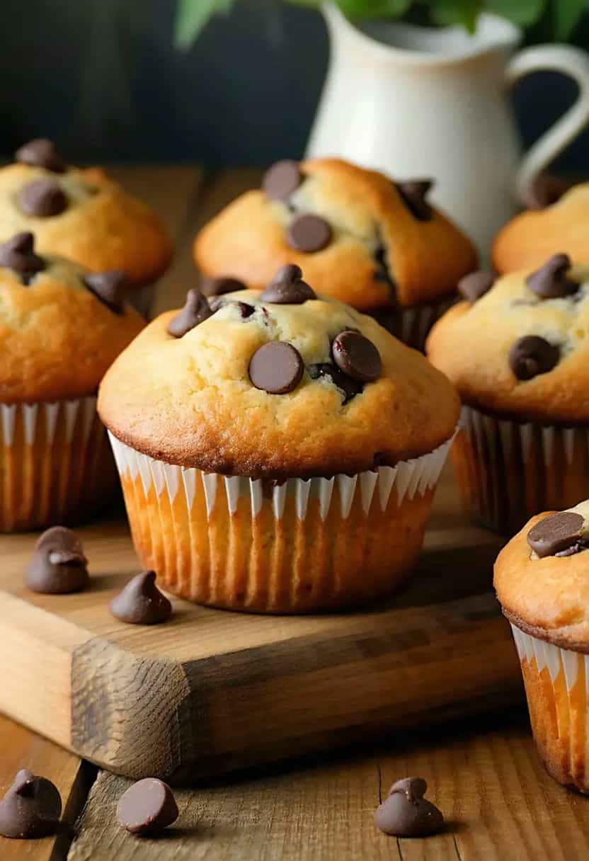 Muffins Clássicos de Chocolate