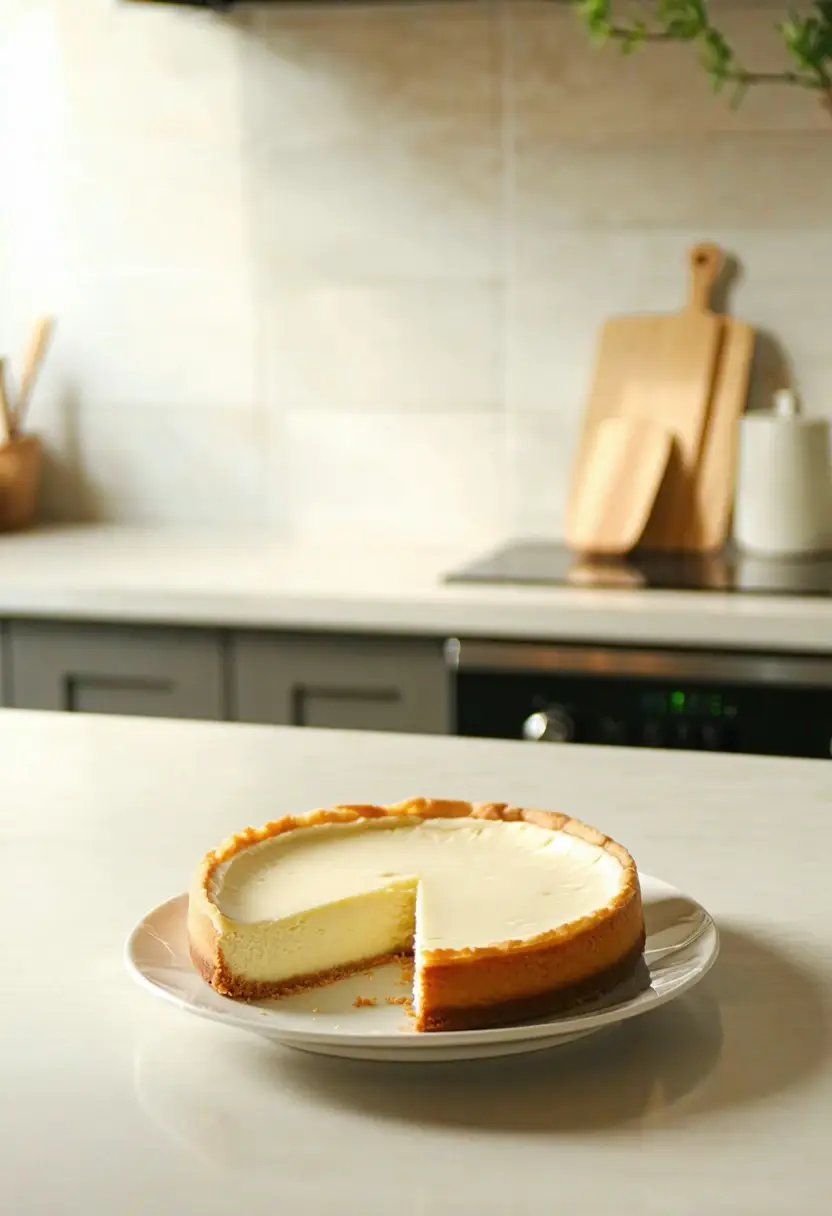 Cheesecake Clássico de Baunilha