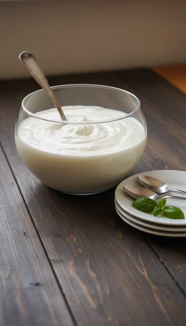 Foto deliciosa de Coalhada Caseira pronta para servir - Outras Receitas