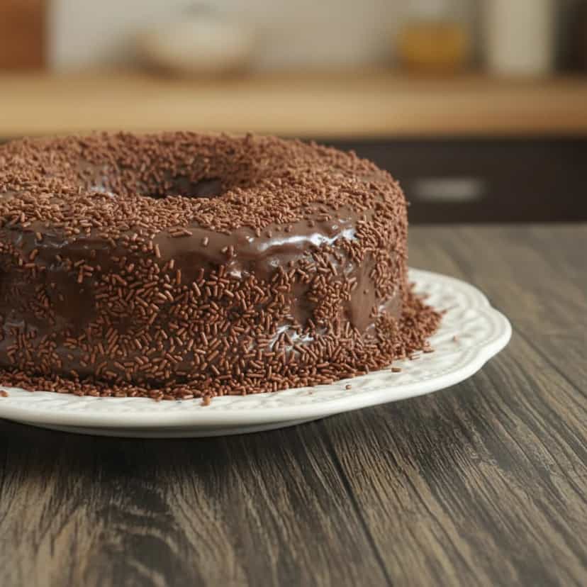 Foto deliciosa de Cobertura Cremosa de Chocolate pronta para servir - Outras Receitas