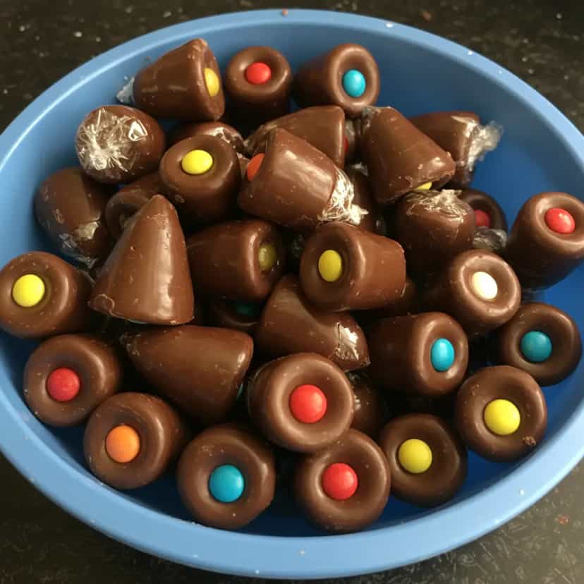 Foto deliciosa de Cones Trufados de Chocolate pronta para servir - Doces Gelados & Sorvetes