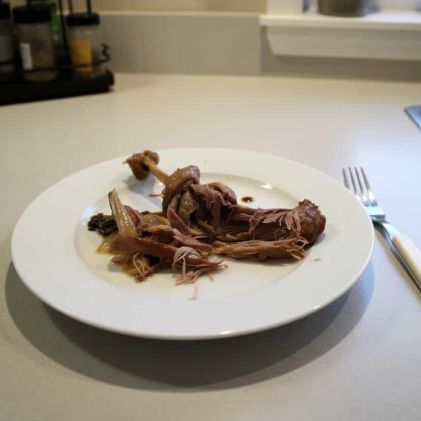 Foto deliciosa de Confit de Pato Tradicional pronta para servir - Carnes & Frango