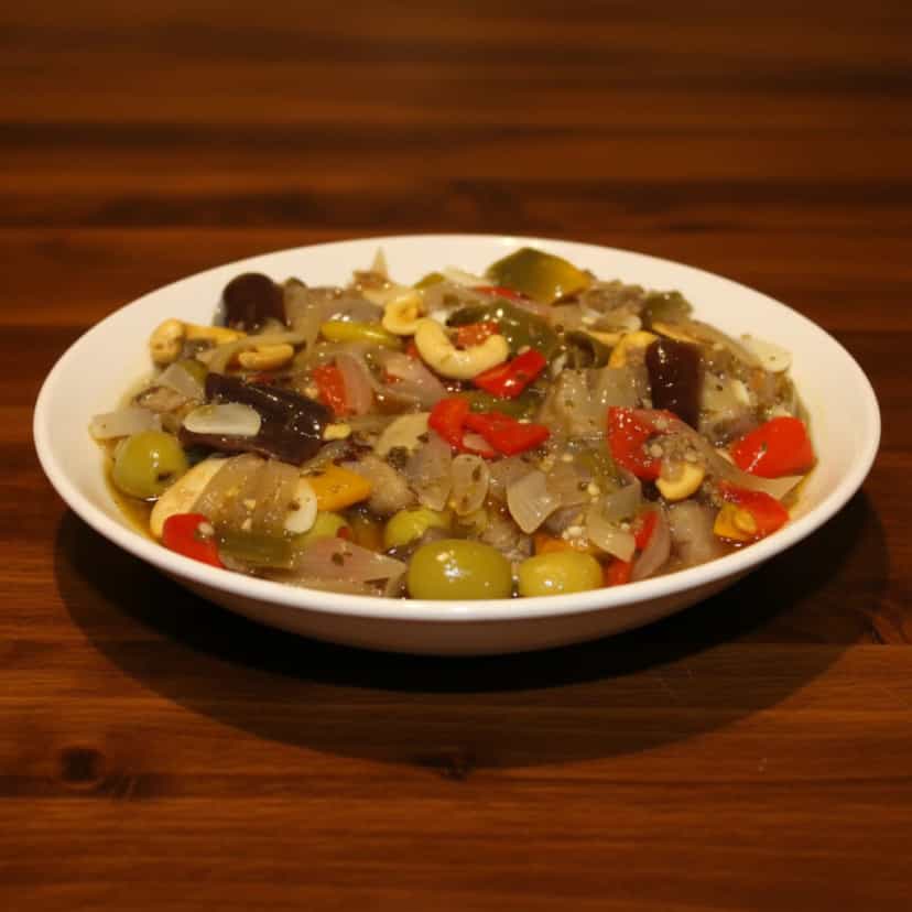 Foto deliciosa de Conserva de Berinjela Assada pronta para servir - Outras Receitas
