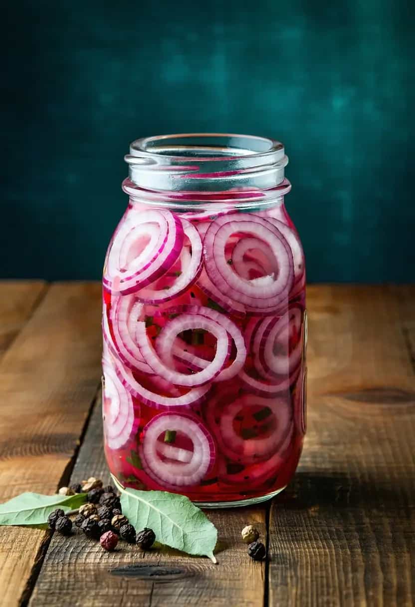 Conserva de Cebola Roxa Rápida