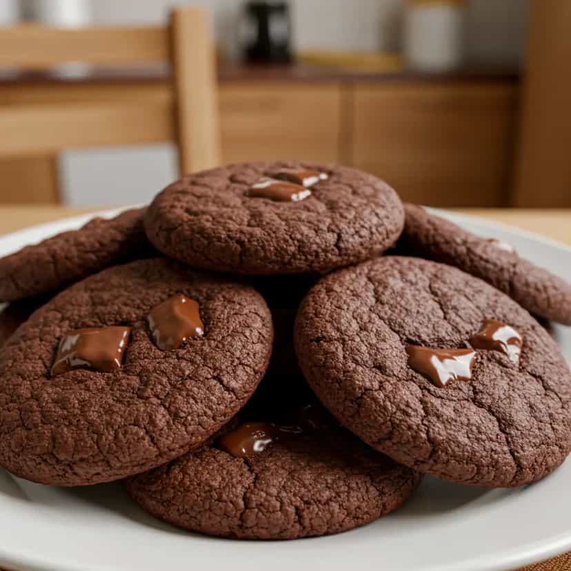 Foto deliciosa de Cookie de Chocolate Sem Glúten pronta para servir - Brownies & Cookies