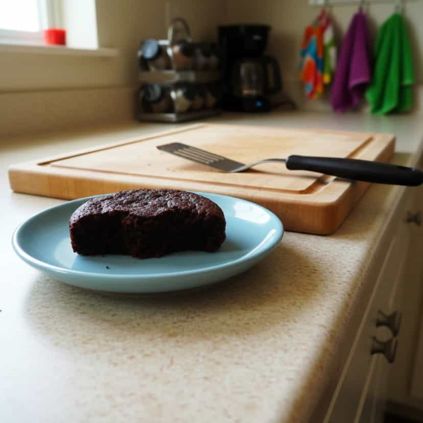 Foto deliciosa de Cookies Amanteigados de Cacau pronta para servir - Brownies & Cookies
