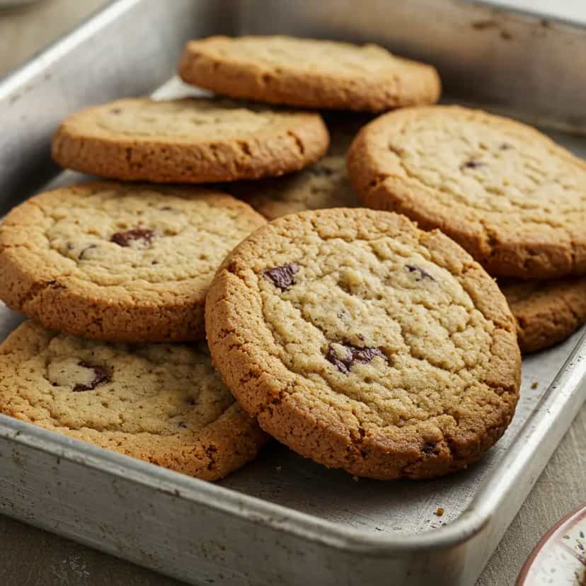 Foto deliciosa de Cookies de Amendoim com Chocolate pronta para servir - Brownies & Cookies