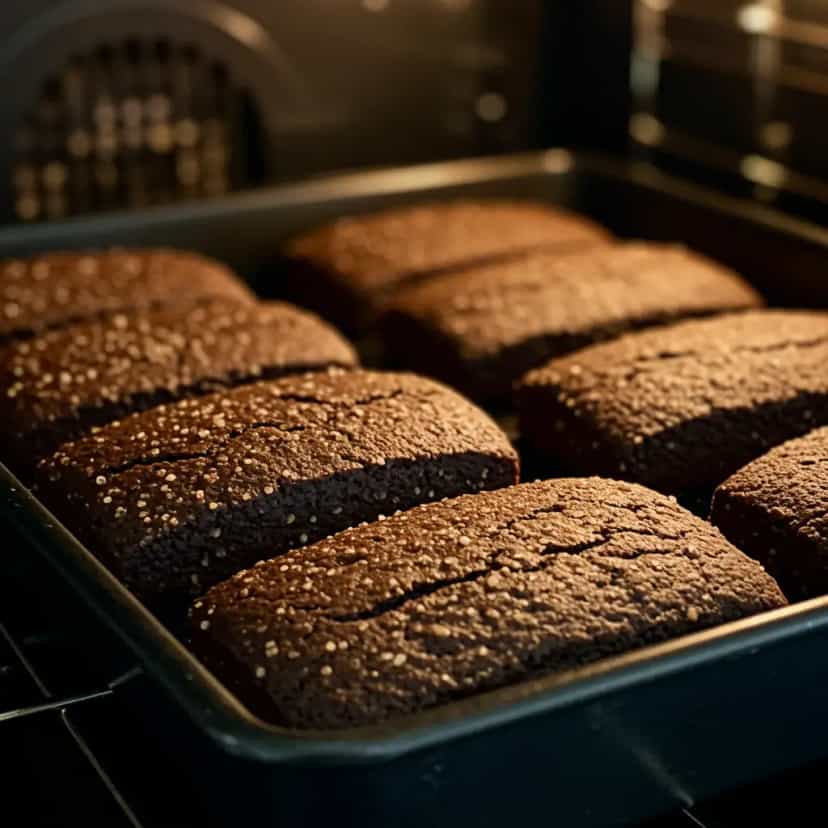 Foto deliciosa de Cookies de Amendoim e Cacau pronta para servir - Brownies & Cookies