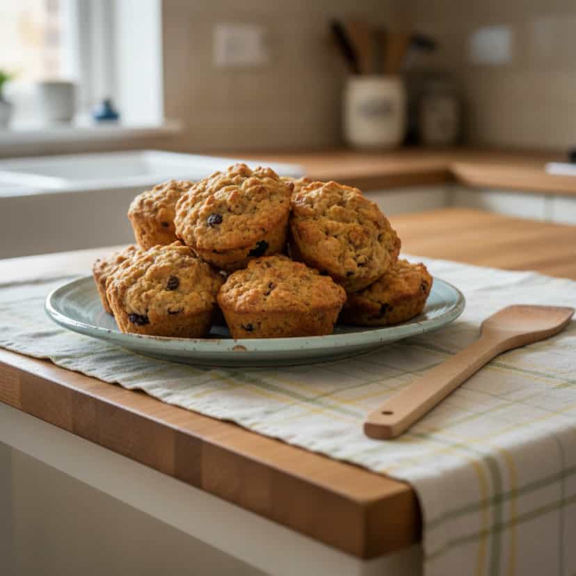 Foto deliciosa de Cookies de Aveia e Mascavo Light pronta para servir - Bolachas & Cookies