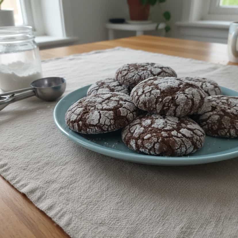 Foto deliciosa de Cookies de Cacau pronta para servir - Bolachas & Cookies