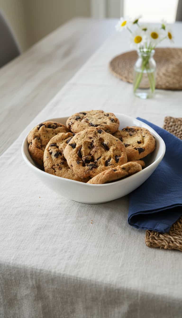 Foto deliciosa de Cookies de Chocolate 70% Cacau pronta para servir - Bolachas & Cookies