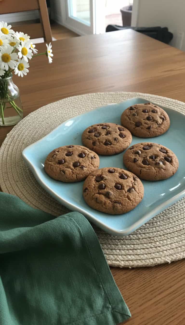 Foto deliciosa de Cookies de Chocolate Caseiros pronta para servir - Brownies & Cookies