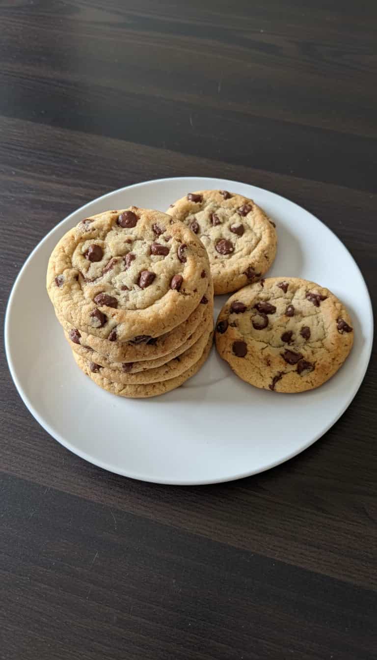 Foto deliciosa de Cookies de Chocolate Caseiros pronta para servir - Brownies & Cookies