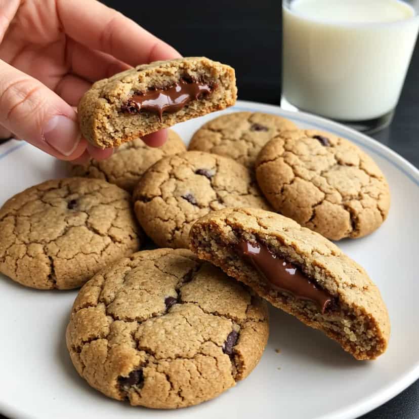 Foto deliciosa de Cookies de Chocolate Duplo pronta para servir - Brownies & Cookies
